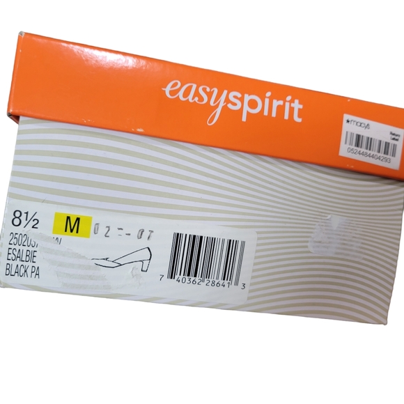 Easy Spirit Esalbie Patent Leather Heels Pumps in Black - Picture 10 of 10